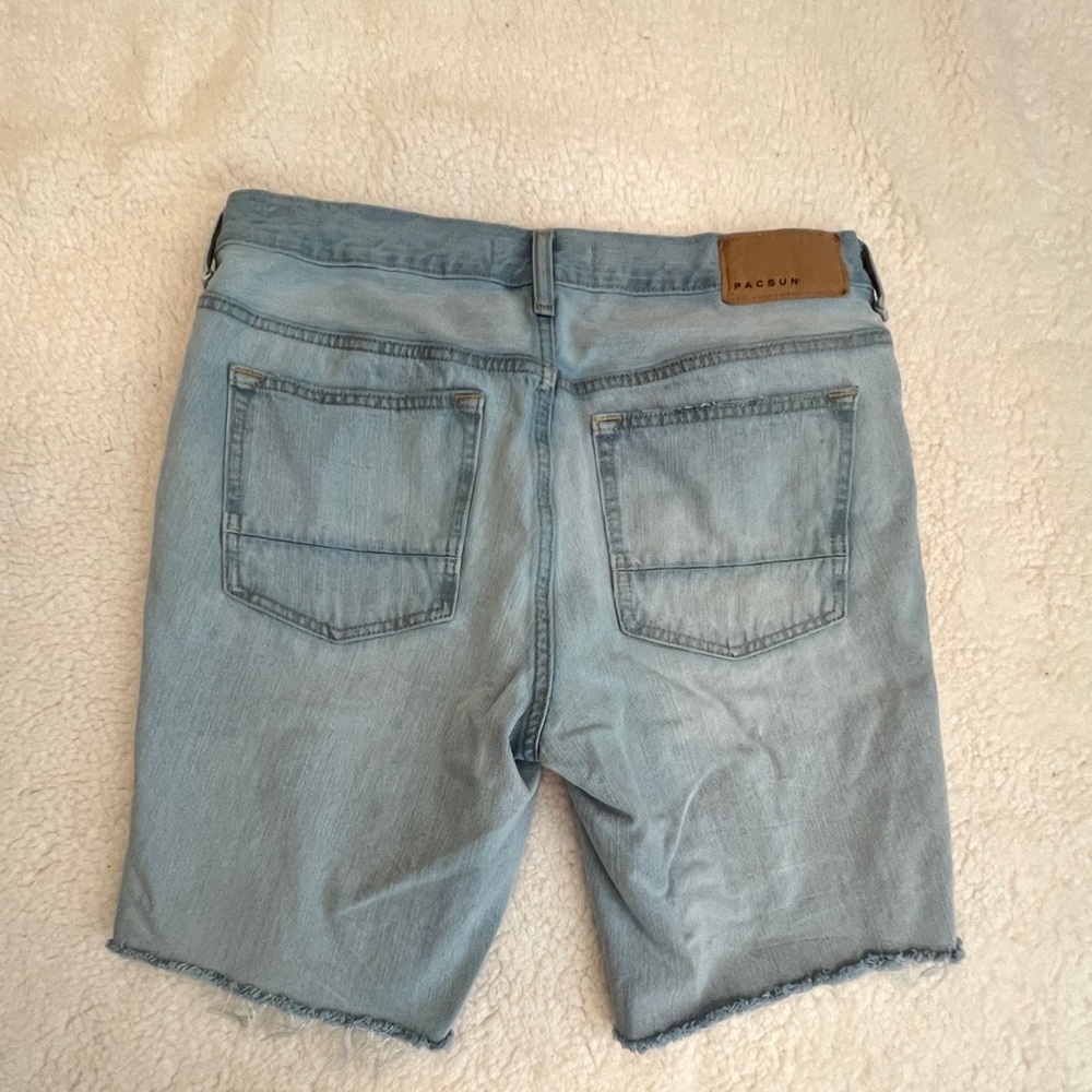 PacSun Blue skinny Shorts - Picture 3 of 6